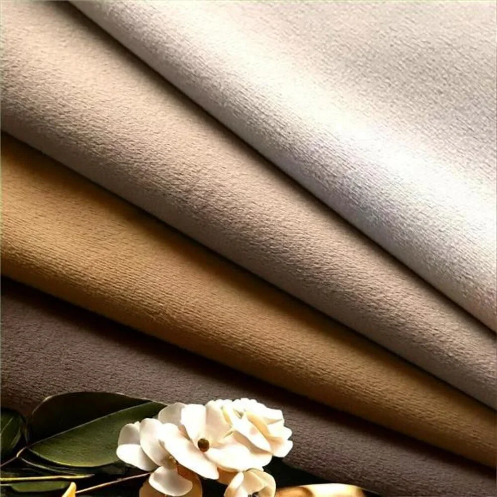 Velvet Throw Pillow Covers 18x18 Set of 4 Brown Decorative Cushion Cases for Sof